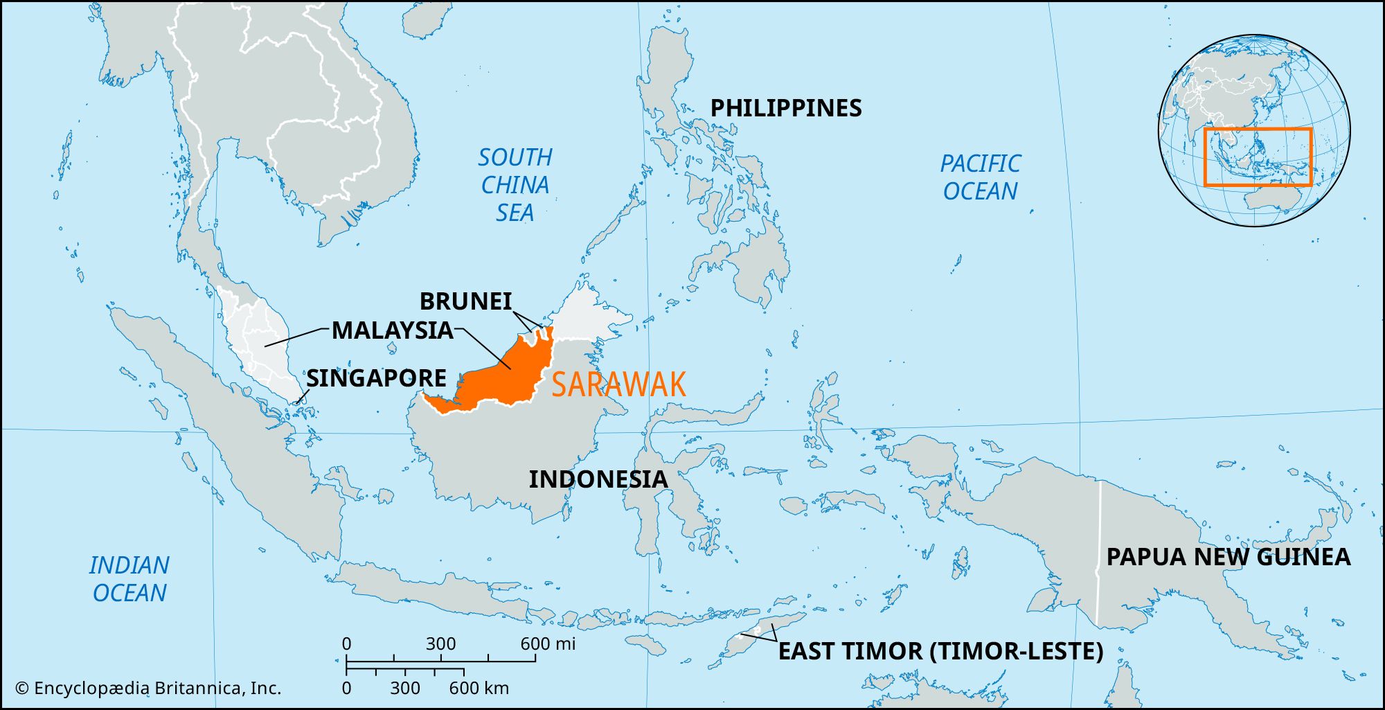 Pemandangan Menakjubkan Sarawak Borneo