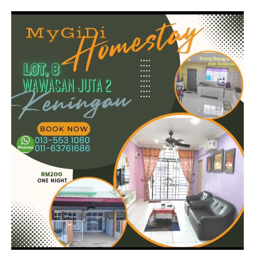 MYGIDI HOMESTAY 1 Homestay MYGIDI: Penginapan Selesa & Mampu Milik di Malaysia